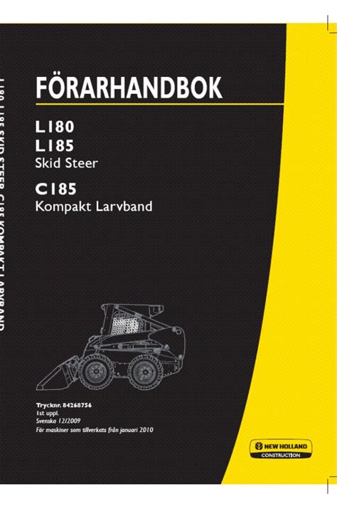 new holland c185 manual